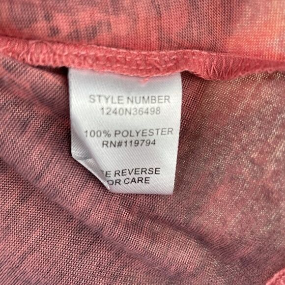 Live and Let Live Short Sleeve Paisley Blouse Top - Picture 8 of 8